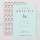 Rollerpartij Schaats Kaart (Voorkant / Achterkant)