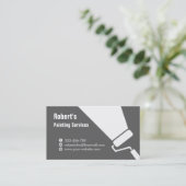 Rollerpenseel Silhouette Painette Services Bu Visitekaartje (Staand voorkant)