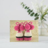 Rollers Baby Schaatsen Briefkaart (Staand voorkant)