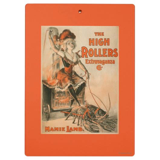 Rollers Extravaganza "Mamie Lamb" spelen Klembord (Achterkant)