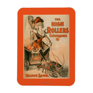 Rollers Extravaganza "Mamie Lamb" spelen Magneet