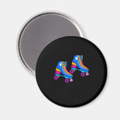 Rollers Schaatsen Rollerblading Inline Skating Gif Magneet (Voorkant / Achterkant)