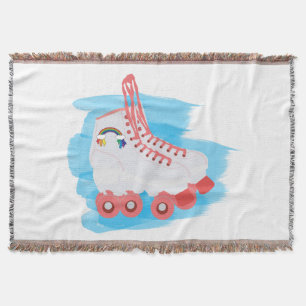 RollerSchaatsen met Waterverf Splash Deken