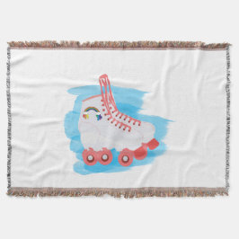 RollerSchaatsen met Waterverf Splash Deken