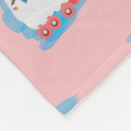 RollerSchaatsen met Waterverf Splash Fleece Deken (Hoek)