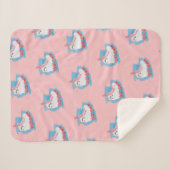 RollerSchaatsen met Waterverf Splash Sherpa Deken (Voorkant (horizontaal))