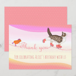 Rollerskat en cavia's kaart