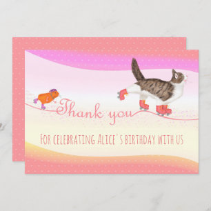 Rollerskat en cavia's kaart