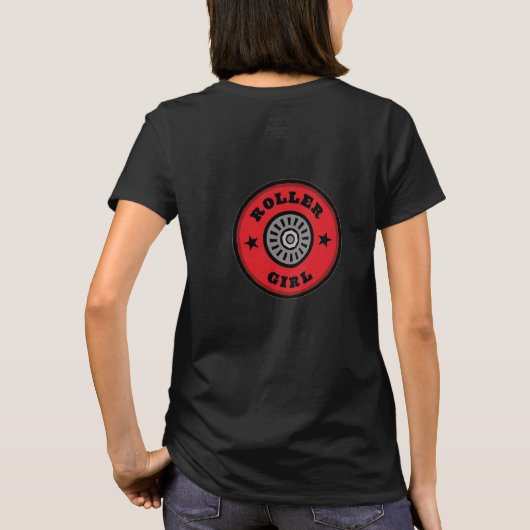 Rollerskate Girl T-Shirt (Achterkant)