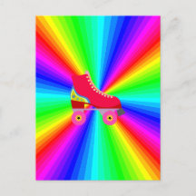 Rollerskate op kleurenspectrum radiaal