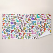 Rollerskate Roller Derby Designer Bath Beach Towel Badhanddoek (Badhanddoek)