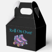 Rollerskate verjaardagsfeestje bedankdoosjes (Voorkant)