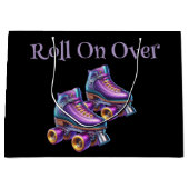 Rollerskate verjaardagsfeestje groot cadeauzakje (Voorkant)