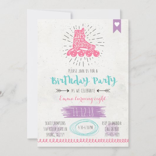 Rollerskateboaroperatie Kaart (Voorkant)