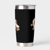 Rollerskates Geïsoleerde Tumbler Drinkbeker (Links)