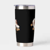 Rollerskates Geïsoleerde Tumbler Drinkbeker (Rechts)