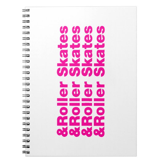 & Rollerskates Notitieboek (Voorkant)