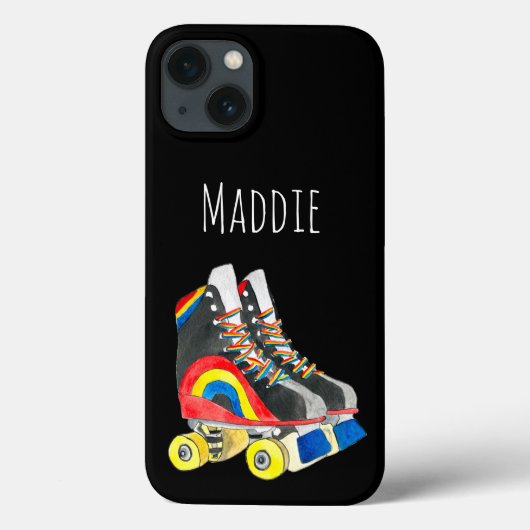 Rollerskates retro-tachtigheden Case-Mate iPhone case (Achterkant)