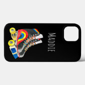 Rollerskates retro-tachtigheden Case-Mate iPhone case (Achterkant (horizontaal))