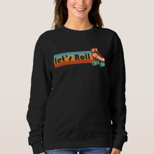 Rollerskates Rollerskaten Eighties Outfit 70s P Trui