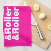 & Rollerskates Theedoek (Quarter Fold)