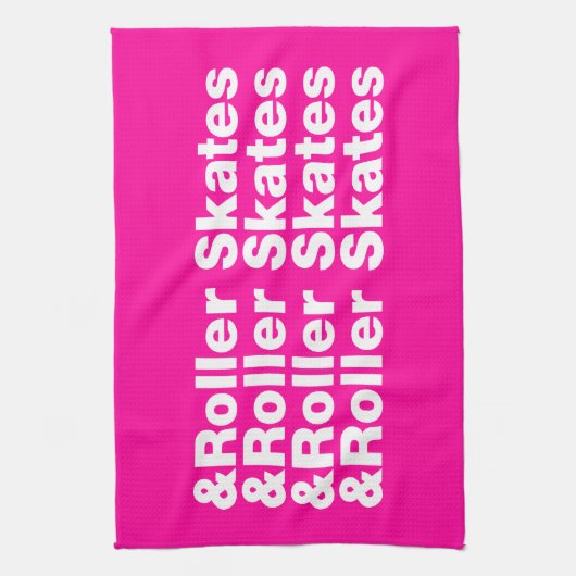 & Rollerskates Theedoek (Verticaal)