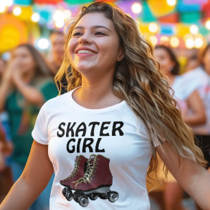 Rollerskating dames T-shirts, SKATER MEISJE T-shirt