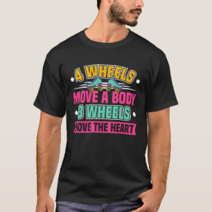 Rollerskating Retro 90s Rolschaatsers T-shirt