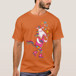 Rollerskating Unicorn T-shirt