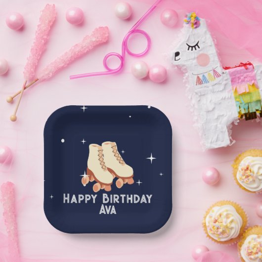 Rollerskating verjaardagsfeestje Bord (Feest)