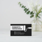 Rollerverfpenseel Verfpenselen, zwart Visitekaartje (Staand voorkant)