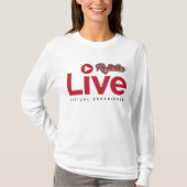 Rollettes beleven virtuele live hoes met lange lev t-shirt (Voorkant)
