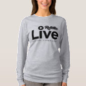 Rollettes Ervaar virtuele live lange hoes grijs T-shirt (Voorkant)