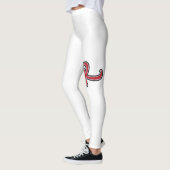 Rollettes leggings wit (Links)