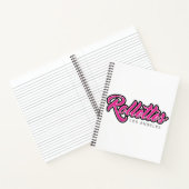 Rollettes notebook roze logo notitieboek (Binnen)