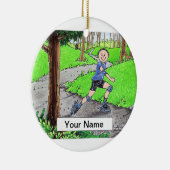 Rollfluitenzen - Mannelijk Keramisch Ornament (Rechts)