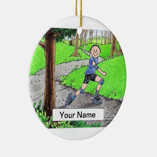 Rollfluitenzen - Mannelijk Keramisch Ornament (Rechts)