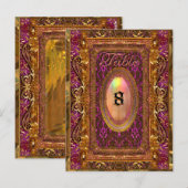 Rollhurst Victoriaans Kaart tabelnummer (Voorkant / Achterkant)