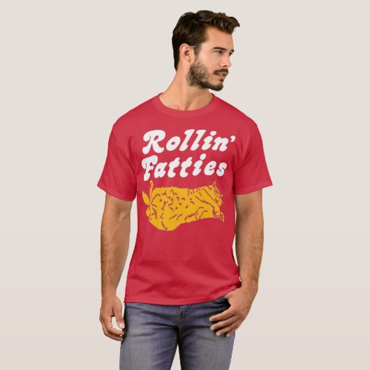 Rollin' Fatties T-shirt (Voorkant volledig)