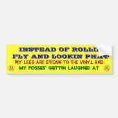 Rollin Fly, Lookin Phat...NIET! Bumpersticker (Voorkant)