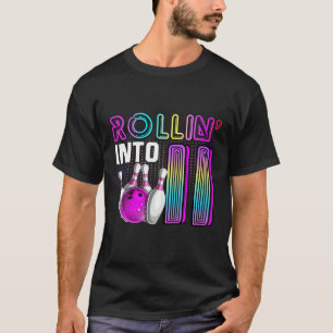 Rollin in 11 Bowling Birthday Party 11th Birthda T-shirt