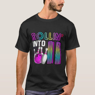 Rollin in 11 Bowling Birthday Party 11th Birthda T-shirt