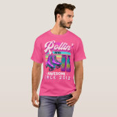 Rollin In 11 Fantastische 2012 Roller Skating 11e T-shirt (Voorkant volledig)