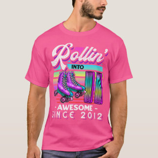 Rollin In 11 Fantastische 2012 Roller Skating 11e T-shirt