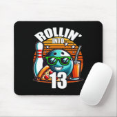 Rollin In 13 Bowling Verjaardagsfeest 13e Verjaard Muismat (Met muis)