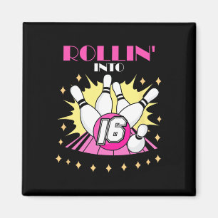 Rollin in 16 Bowling verjaardagsfeestje 16. Boys G Magneet