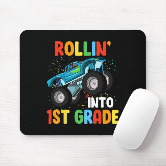 Rollin' in 1e klas monstertruck 100e dag van muismat (Met muis)