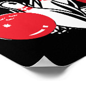 Rollin in 5 Bowling Birthday Party 5th Birthday Poster (Hoek)