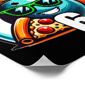 Rollin In 6 Bowling Verjaardagsfeestje 6e Verjaard Poster (Hoek)