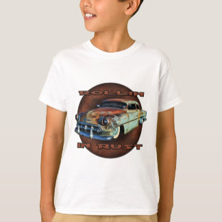 Rollin in Roest Tail Dragger Chopped Chevy T-shirt